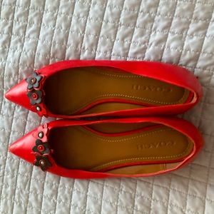 Coach red shoes size 11